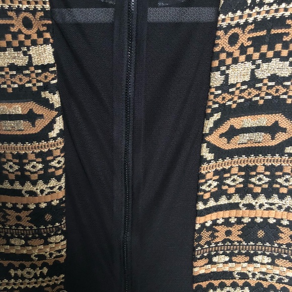 NWOT Alice + Olivia zip mesh back mini Dress - Picture 3 of 7